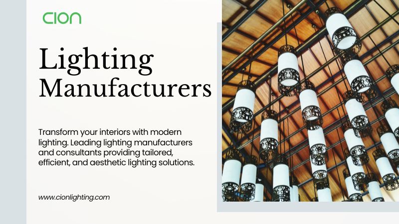 The Role of Lighting Manufacturers and Consultants in Shaping UAE Interiors